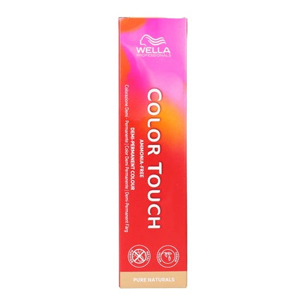 Wella Professionals Color Touch Pure Naturals 2/0 Black Demi-Permanent Hair Colour, 60ml