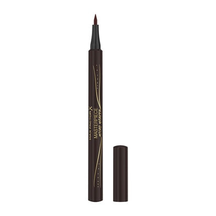 Max Factor Masterpiece Micro Marker Precision Eyebrow Pen Deep Brown, 1.1ml Brow Defining Pen