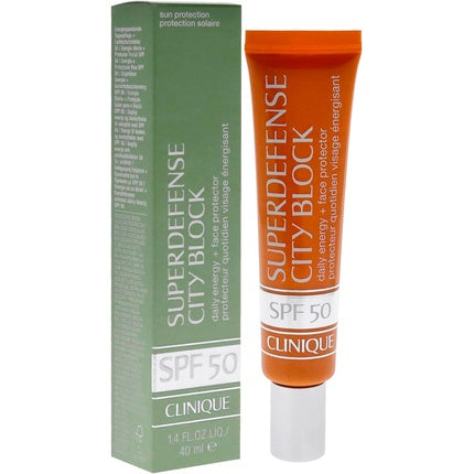 Clinique Superdefense City Block Broad Spectrum SPF 50 Daily Energy + Face Protector, 40ml