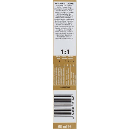 Schwarzkopf Professional Igora Royal Absolutes 4-70 Medium Brown Copper Natural Permanent Hair Color, 60ml