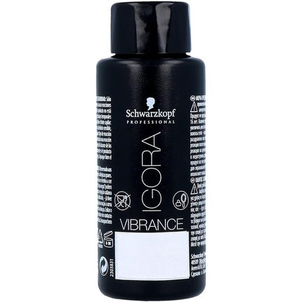 Schwarzkopf Professional IGORA Vibrance 3-0 Dark Brown Natural Demi-Permanent Hair Color, 60ml