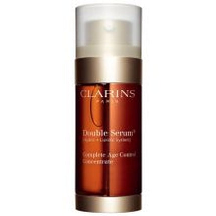 Clarins Double Serum Complete Age Control Concentrate, 50ml - Intensive Hydrating Face Serum for Smoother & Radiant-Looking Skin