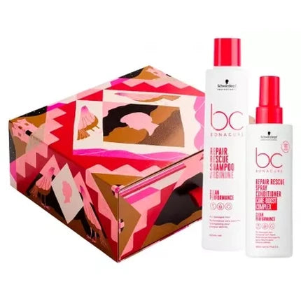 Schwarzkopf Professional Bonacure Repair Rescue Shampoo, 250ml & Repair Rescue Spray Conditioner, 200ml Hair Care Set