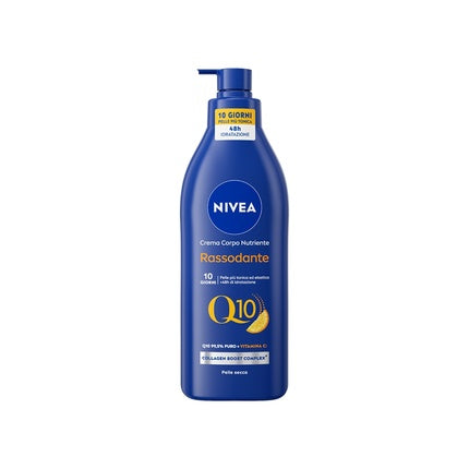 Nivea Q10 Nourishing Firming Body Cream for Dry Skin, 400ml – Intensive Moisturizing Body Cream with Coenzyme Q10