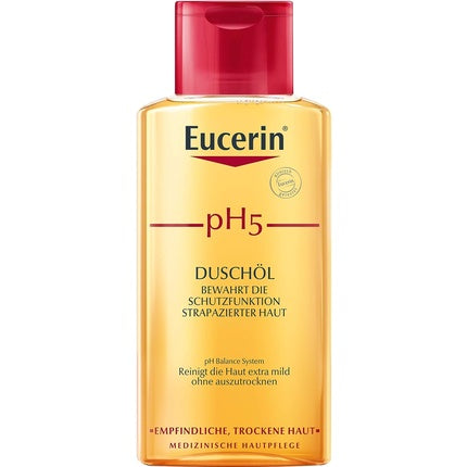 Eucerin pH5 Shower Oil Gel, 200ml Gentle Cleanser for Dry & Sensitive Skin