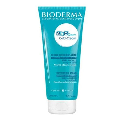 Bioderma ABCDerm Cold-Cream Nourishing Face & Body Cream for Children, 200ml Moisturising Baby & Kids Cream