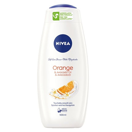Nivea Orange & Avocado Oil Care Shower Gel, 500ml Nourishing Moisturizing Body Wash