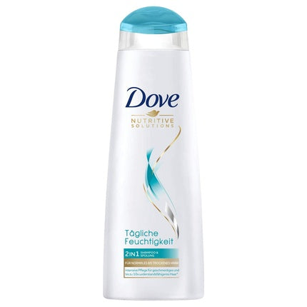 Dove Nutritive Solutions 2-in-1 Shampoo & Conditioner Daily Moisture for Normal to Dry Hair, 250ml