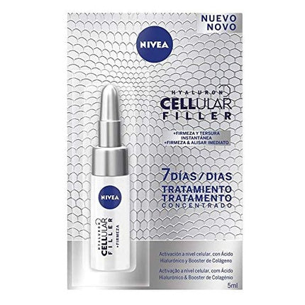 Nivea Cellular Hyaluronic Acid Concentrated Serum, 5ml Hydrating Face Serum for Smooth & Plump-Looking Skin