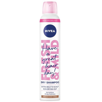 Nivea Fresh Revive Dry Shampoo for Medium Hair Shades, 200ml
