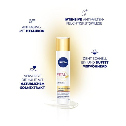 Nivea Vital Soja Anti-Age Firming Serum Intensive Moisturizing Face Serum with Soy Extract