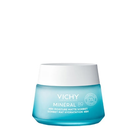 Vichy Minéral 89 Mattifying Hydrating Gel 48H, 50ml Oil-Free Face Moisturizer