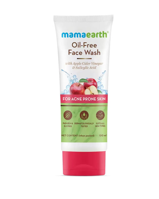 Mamaearth Oil-Free Face Wash, 100 ml - Indicrest Buy at Indicrest