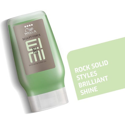 Wella Professionals EIMI Sculpt Force Extra Strong Flubber Gel, 125ml | Extra Strong Hold Hair Styling Gel