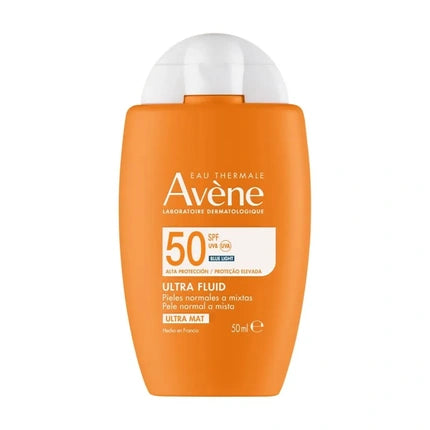 Avène Ultra Mat Fluid Photoprotector SPF 50+ (50ml) Lightweight Mattifying Sunscreen for Oily & Sensitive Skin