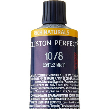 Wella Professionals Koleston Perfect Me+ KP Rich Naturals 10/8 Light Blonde Pearl Permanent Hair Color, 60ml