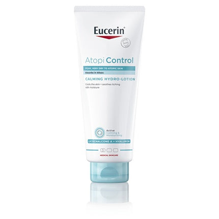 Eucerin AtopiControl Calming Hydro Lotion, 400ml | Soothing Moisturizing Cream Gel for Dry & Atopy-Prone Skin