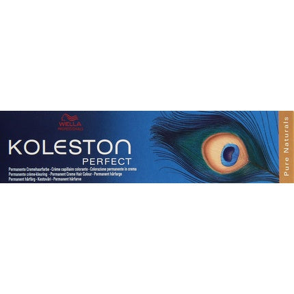 Wella Professionals Koleston Perfect 7/01 Medium Blonde Natural Ash Permanent Hair Colour, 60ml