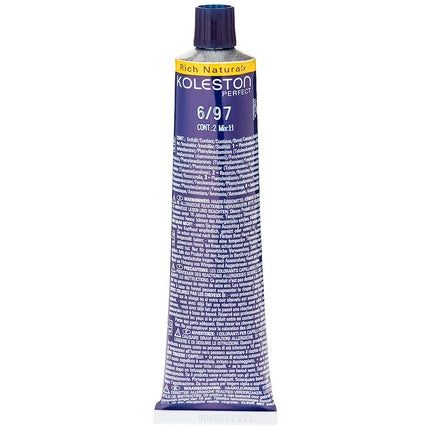 Wella Professionals Koleston Perfect ME+ Rich Naturals 6/97 Dark Blonde Ash Brown Permanent Hair Color, 60ml