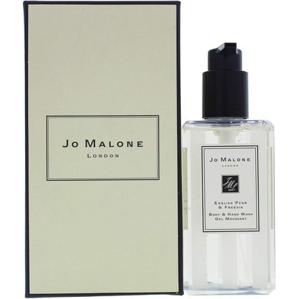 Jo Malone London English Pear & Freesia Body & Hand Wash with Pump, 250ml – Luxury Gentle Cleansing Wash for Hands & Body