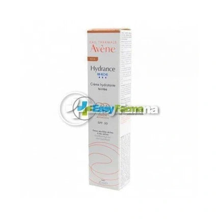 Avène Hydrance BB Rich Moisturising Cream SPF 30, 40ml – Hydrating Tinted Face Cream with Sun Protection for Dry Sensitive Skin