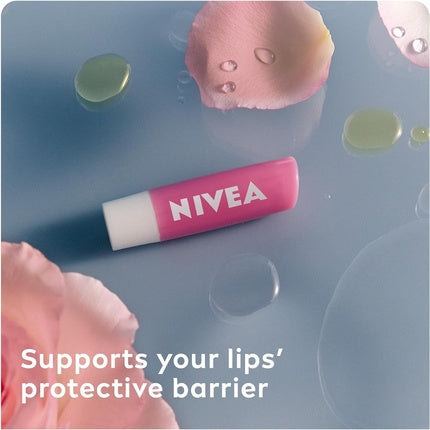 Nivea Soft Rose Lip Balm, 4.8g with Shea Butter, Natural Oils & Vitamins Moisturizing Tinted Lip Care