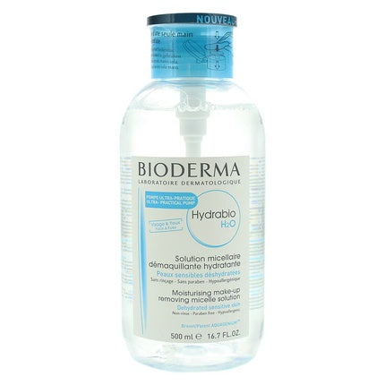 Bioderma Hydrabio H2O Micellar Makeup Remover, 500ml Hydrating Cleansing Water