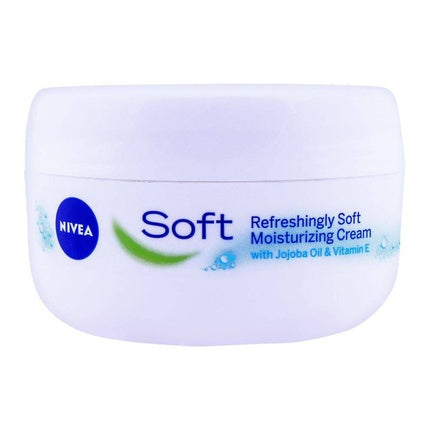 Nivea Soft Moisturising Cream with Jojoba Oil & Vitamin E, 300ml Multi-Purpose Face, Hand & Body Cream