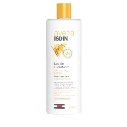 ISDIN Avena Oatmeal & Omega 6 Body Lotion for Sensitive Skin, 400ml - Daily Moisturizing Body Lotion