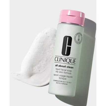 Clinique All About Clean Liquid Facial Soap Oily Skin Formula, 200ml