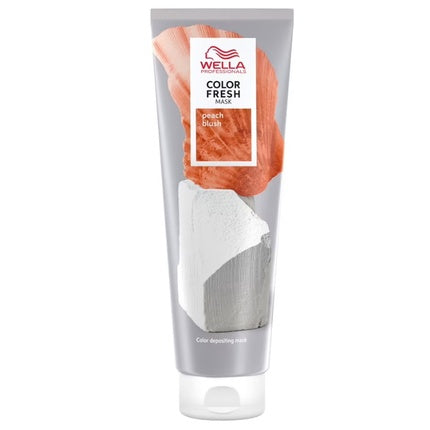 Wella Professionals Color Fresh Mask Peach Blush Colouring Mask, 150ml | Temporary Colour-Depositing Hair Mask for All Hair Types