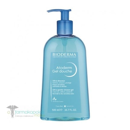 Bioderma Atoderm Shower Gel, 500ml | Gentle Cleansing Shower Gel for Dry & Sensitive Skin