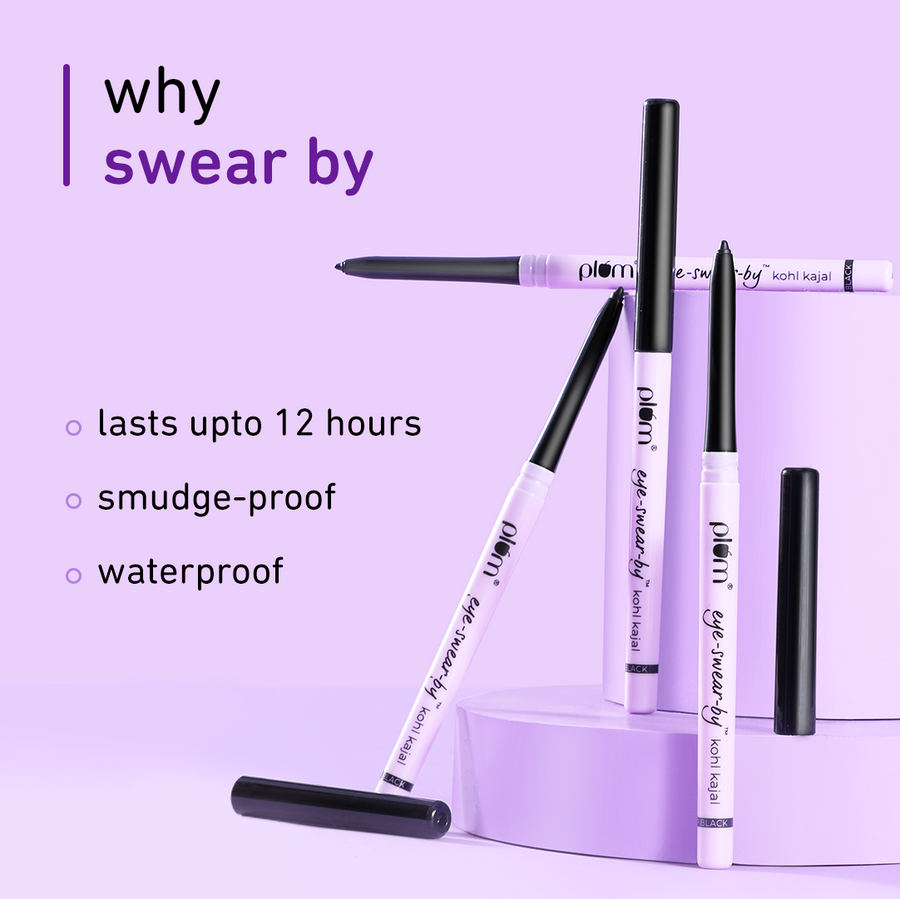 Plum Pore Kohl Kajal Black - Indicrest Buy at Indicrest Image 4