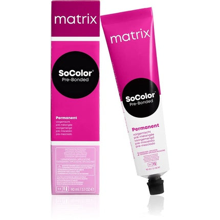 Matrix SoColor Pre-Bonded 6NV Dark Blonde Natural Violet Permanent Hair Color, 90ml
