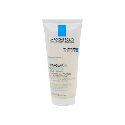 La Roche-Posay Effaclar H Iso-Biome Cleansing Cream, 200ml Soothing Face Cleanser for Oily & Fragile Skin