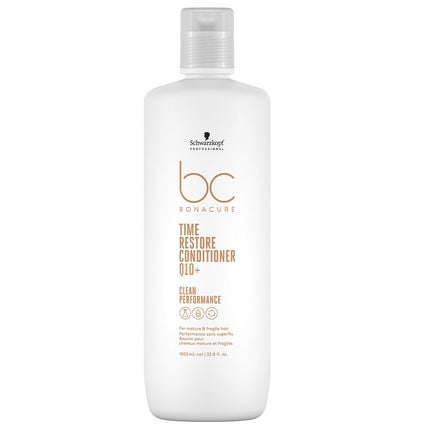 Schwarzkopf Professional BC Bonacure Time Restore Conditioner Rich Treatment for Dry & Brittle Mature Hair, 1000ml