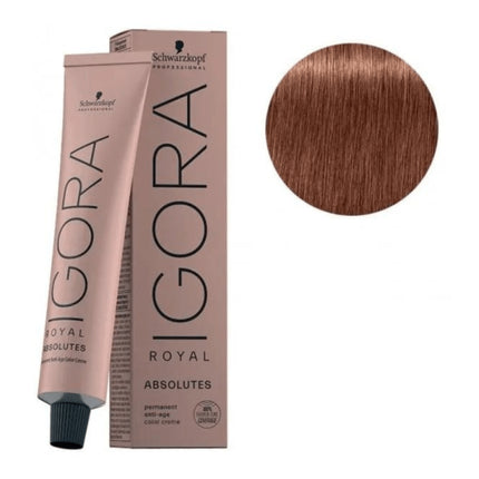 Schwarzkopf Professional Igora Royal Absolutes 7-560 Medium Blonde Gold Chocolate Natural Permanent Hair Colour Cream, 60ml