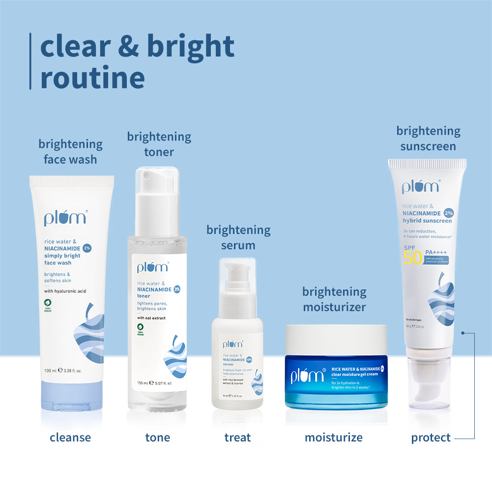 Plum 2% Niacinamide & Rice Water SPF 50 PA++++ Brightening Sunscreen | 3X Tan Reduction | 4-Hr Water Resistant | Dermat-Tested | No White Cast, 80g Buy at Indicrest Image 12
