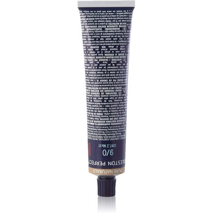 Wella Professionals Koleston Perfect Me+ Pure Naturals 9/0 Light Blonde Permanent Hair Color, 60ml