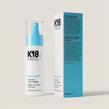 K18 AstroLift Reparative Volume Spray, 118ml Lightweight Volumizing Hair Spray for Fine & Flat Hair