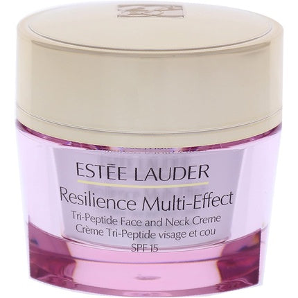 Estée Lauder Resilient Multi-Effect Face & Neck Cream SPF 15 for Normal/Combination Skin, 50ml - Hydrating Moisturizer