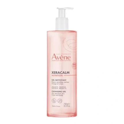 Avène XeraCalm Nutrition Face & Body Wash Gel, 750ml | Gentle Cleansing Gel for Dry & Sensitive Skin