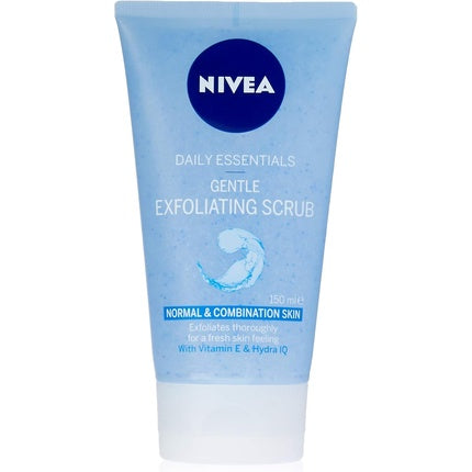 Nivea Daily Essentials Gentle Exfoliating Scrub, 150ml Face Scrub for Smooth & Refreshed Skin
