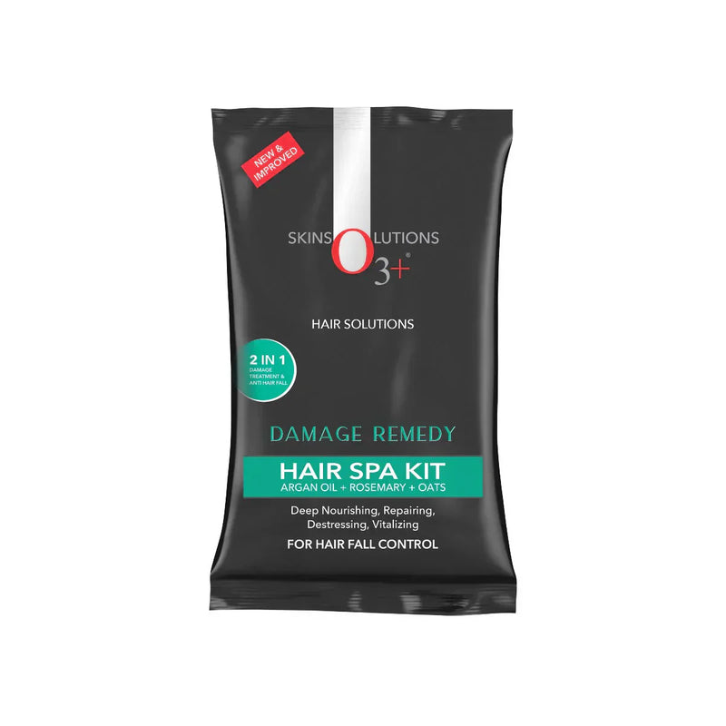 O3+ Hair Spa Kit Infused with Argan Oil, Rosemary & Oats for Fall Control, Deep Nourishing & Repairing (60g) - Indicrest Buy at Indicrest