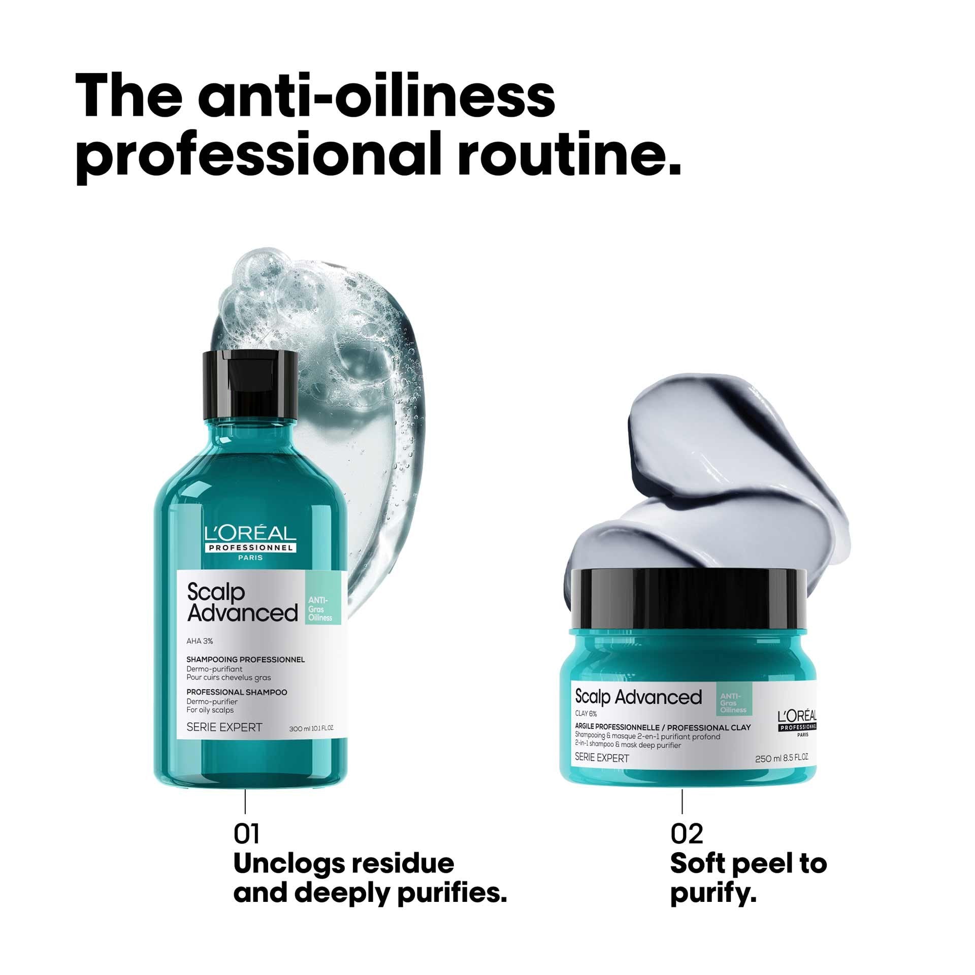 Oily scalp treatment mask professional