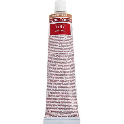 Wella Professionals Color Touch 7/97 Medium Blonde Cendre Brown Demi-Permanent Hair Color, 60ml