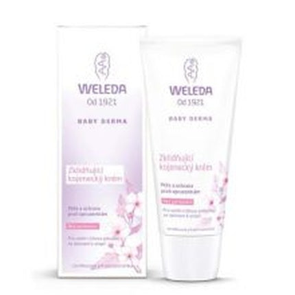 Weleda White Mallow Nappy Change Cream, 50ml Soothing Baby Diaper Cream for Sensitive Skin