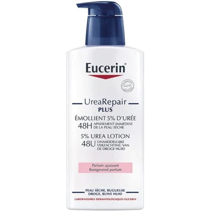 Eucerin UreaRepair Plus Emollient 5% Urea Soothing Fragrance, 400ml Moisturising Body Lotion for Dry Skin