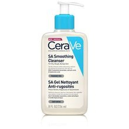 CeraVe SA Smoothing Cleanser, 236ml Exfoliating Face & Body Cleanser for Dry, Rough & Bumpy Skin