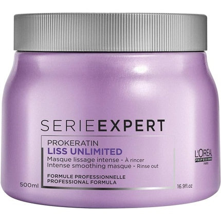 L'Oreal Professionnel Serie Expert Liss Unlimited Hair Mask for Frizz-Prone Hair, 500ml